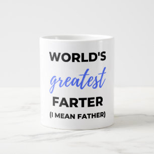 Die größte Farter der Welt I Gemein Vater bl Jumbo-Tasse