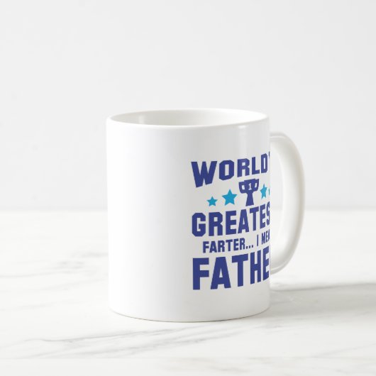 Die größte Farter der Welt Kaffeetasse (VorderseiteRechts)