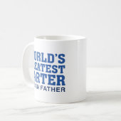 Die größte Farter der Welt Kaffeetasse (Vorderseite Links)