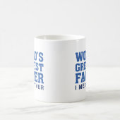 Die größte Farter der Welt Kaffeetasse (Mittel)
