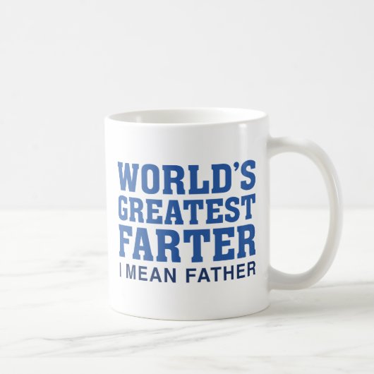 Die größte Farter der Welt Kaffeetasse (Rechts)
