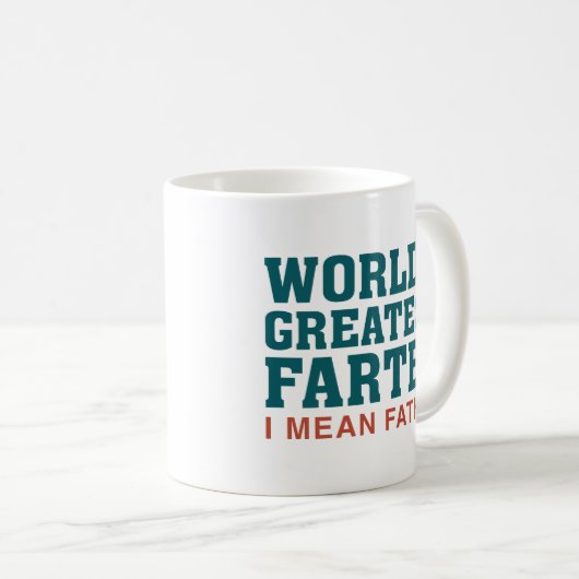 Die größte Farter der Welt Kaffeetasse (VorderseiteRechts)