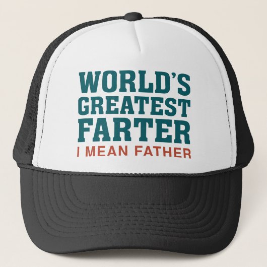 Die größte Farter der Welt Truckerkappe (Vorderseite)