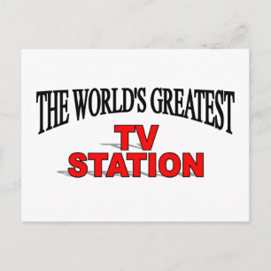 Die größte Fernsehstation der Welt Postkarte