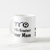 Die größte Fußball-Mama der Welt - Tasse (Vorderseite Links)