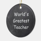 Die größte Geschenkidee der Welt für Lehrer Keramik Ornament (Links)