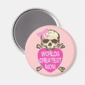 Die größte gotische Mama der Welt Magnet (Vorderseite/Rückseite)