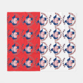 Die größte Großmutter der Welt Fleecedecke (Vorderseite (Horizontal))