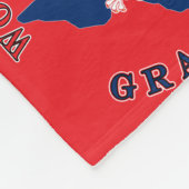 Die größte Großmutter der Welt Fleecedecke (Ecke)