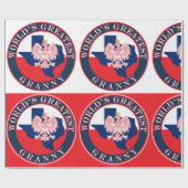 Die größte Großmutter der Welt Geschenkpapier (Flach)