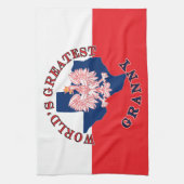 Die größte Großmutter der Welt Geschirrtuch (Vertikal)