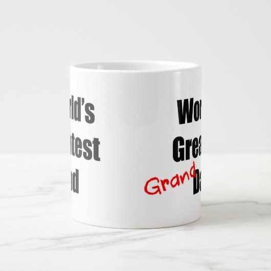 Die größte Großmutter der Welt Jumbo-Tasse (Vorderseite)