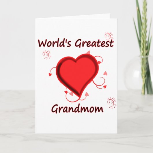 Die größte Großmutter der Welt Karte (Vorderseite)