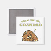 Die größte Großmutter der Welt! Magnet (Vorderseite/Rückseite)