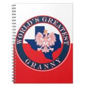 Die größte Großmutter der Welt Notizblock (Vorderseite)