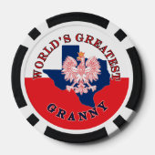 Die größte Großmutter der Welt Pokerchips (Rückseite)