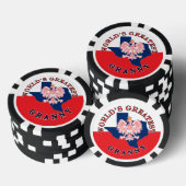 Die größte Großmutter der Welt Pokerchips (Stapel)