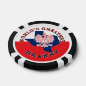 Die größte Großmutter der Welt Pokerchips (Einzeln)