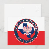 Die größte Großmutter der Welt Postkarte (Vorne/Hinten)