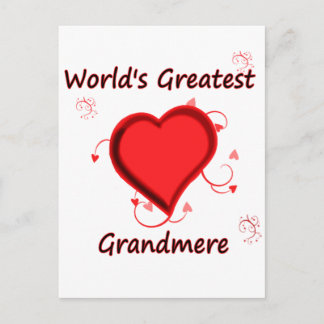 Die größte Großmutter der Welt Postkarte