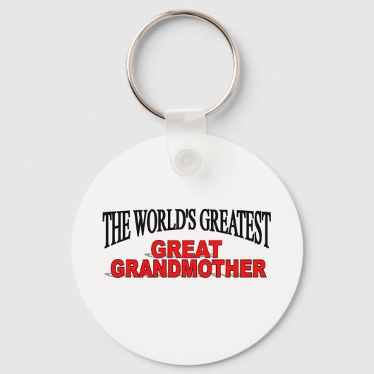 Die größte Großmutter der Welt Schlüsselanhänger (Vorderseite)