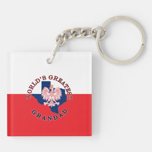 Die größte Großmutter der Welt Schlüsselanhänger (Rückseite)