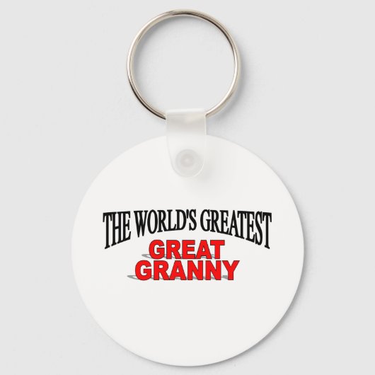 Die größte Großmutter der Welt Schlüsselanhänger (Vorderseite)