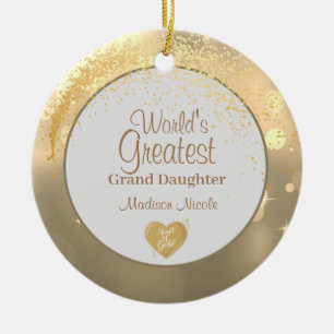 Die größte Großtochter der Welt - Weihnachten Keramik Ornament