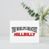 Die größte Hillbilly der Welt Postkarte (Stehend Vorderseite)