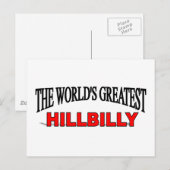 Die größte Hillbilly der Welt Postkarte (Vorne/Hinten)