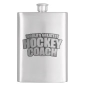 Die größte Hockey-Coach-Flasche der Welt Flachmann (Vorderseite)