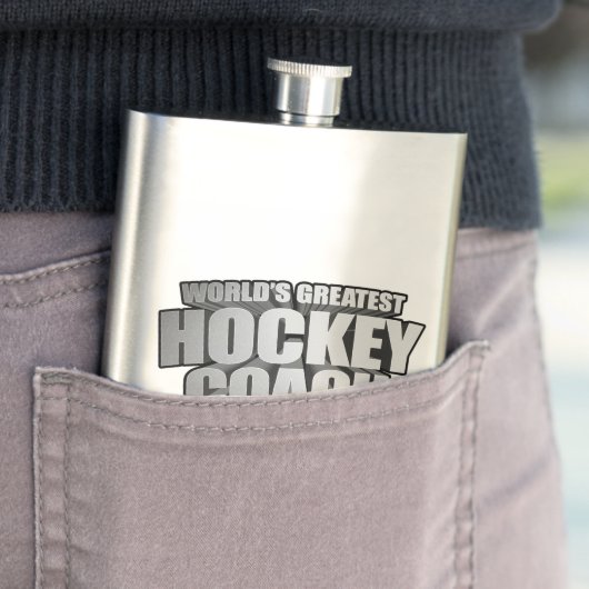 Die größte Hockey-Coach-Flasche der Welt Flachmann (Beispiel)