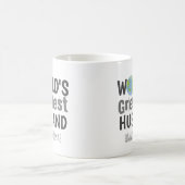 Die größte Husband-Moderne Typografie der Welt Kaffeetasse (Mittel)