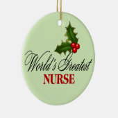 Die größte Krankenschwester der Welt Keramik Ornament (Rechts)