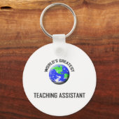 Die größte Lehrassistentin der Welt Schlüsselanhänger (Vorderseite)