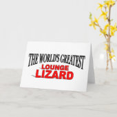 Die größte Lounge-Lizard der Welt Karte (Gelbe Blume)