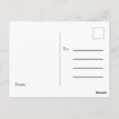 Die größte Mama der Blumenwelt Postkarte (Rückseite)
