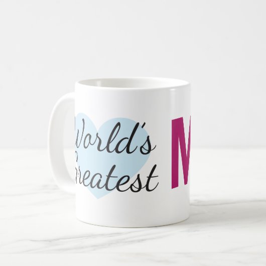 Die größte Mama der Welt (11 oz) Kaffee-Tasse Kaffeetasse (Vorderseite Links)