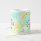 Die größte Mama der Welt für gemischte Medien Jumbo-Tasse (Vorderseite)