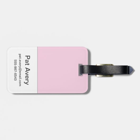 Die größte Mama der Welt Gepäckanhänger (Rückseite horizontal)