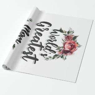 Die größte Mama der Welt Geschenk für Mama Geschenkpapier