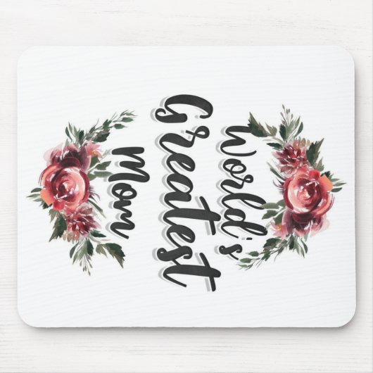 Die größte Mama der Welt | Geschenk für Mama Mousepad (Vorne)