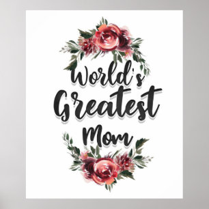 Die größte Mama der Welt   Geschenk für Mama Poster