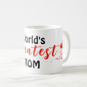 Die größte Mama der Welt Kaffeetasse (VorderseiteRechts)