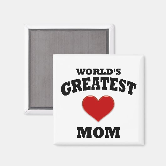 Die größte Mama der Welt Magnet (Vorderseite/Rückseite)