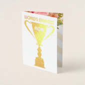 Die größte Mama der Welt! | Muttertag Folienkarte (Vorderseite)