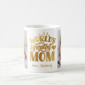 Die größte Mama der Welt Personalisierte FotoColla Kaffeetasse (Mittel)