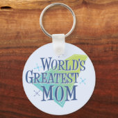 Die größte Mama der Welt Schlüsselanhänger (Vorderseite)