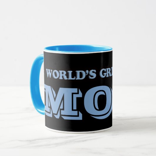 Die größte Mama der Welt Tasse (Vorderseite Links)