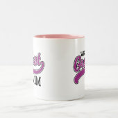 Die größte Mama der Welt Zweifarbige Tasse (Mittel)